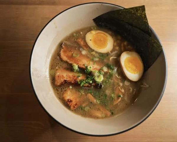 Shoyu-Style Ramen at Banza Noodle & Tea House, Winnipeg