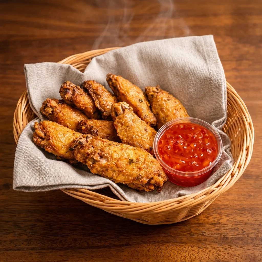 Chicken Wings at Banza Noodle & Tea House in Winnipeg, MB