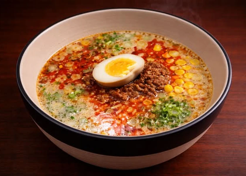 Spicy Ramen at Banza Noodle & Tea House in Spence