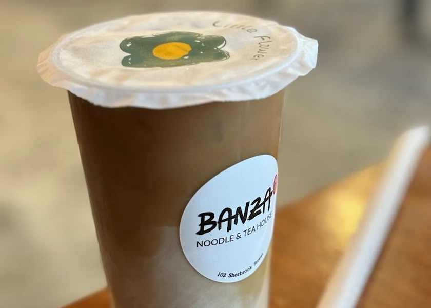 Tea-Based Beverages at Banza Noodle & Tea House in Winnipeg, MB
